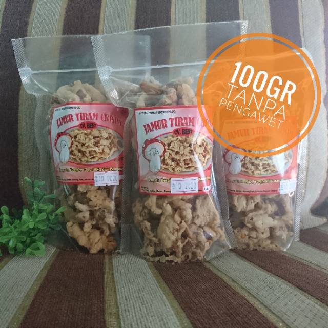 jamur crispy 100gr / jamur tiram crispy Shopee Indonesia