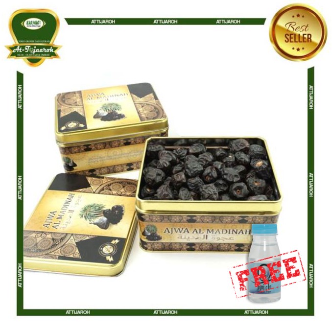 

KURMA AJWA MADINAH 1KG (kemasan kaleng)