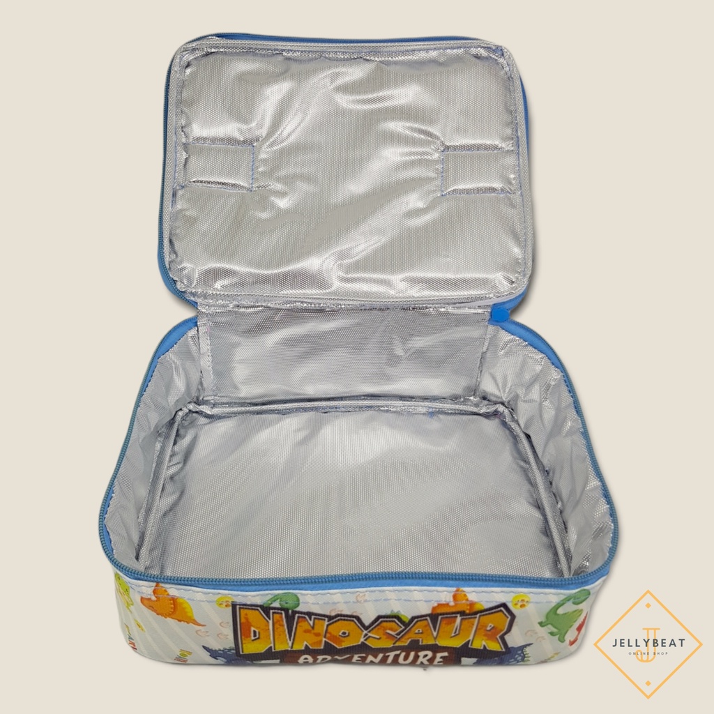 Tas PREMIUM bekal anak / lunch box / tempat kotak makan cars dinosaurus london