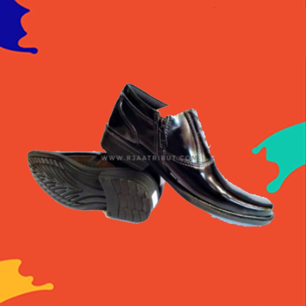 RPM SEPATU PDH KULIT NO.2 PENDEK DINAS MURAH TNI POLRI BRIMOB SATPAM
