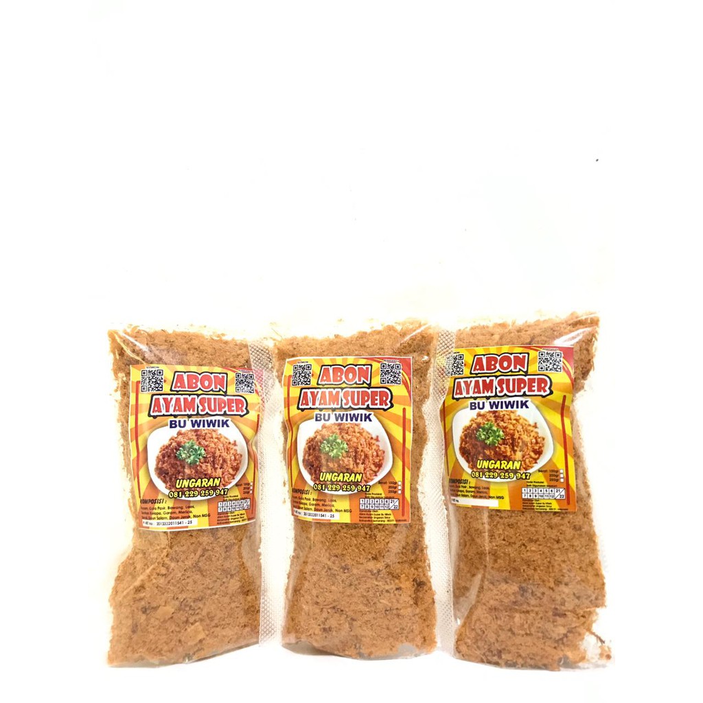 

Abon Ayam Super 100 gr | TANPA MSG | DIJAMIN ENAK | TANPA PENGAWET | FREE BUBBLE WRAP