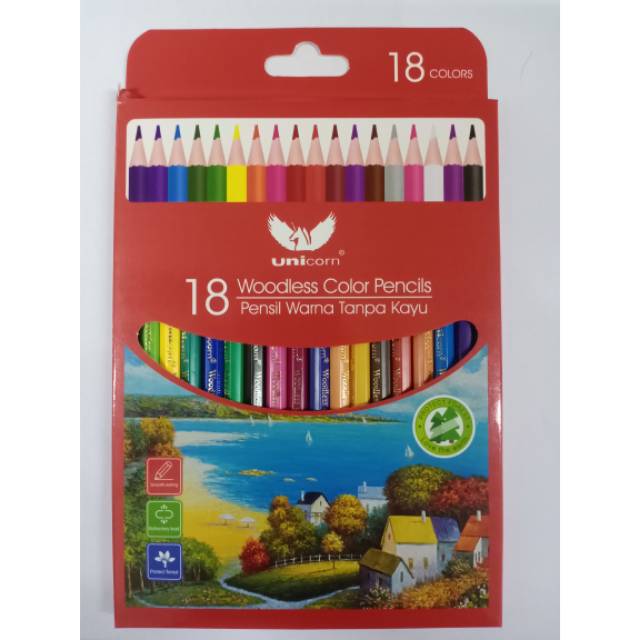 

Pensil warna / pensil 18 warna / pensil warna murah