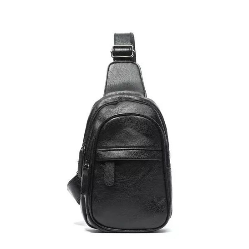 ZRA MAN LEATHER CROSSBODY BAG