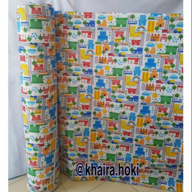 kain Sprei katun motif anak