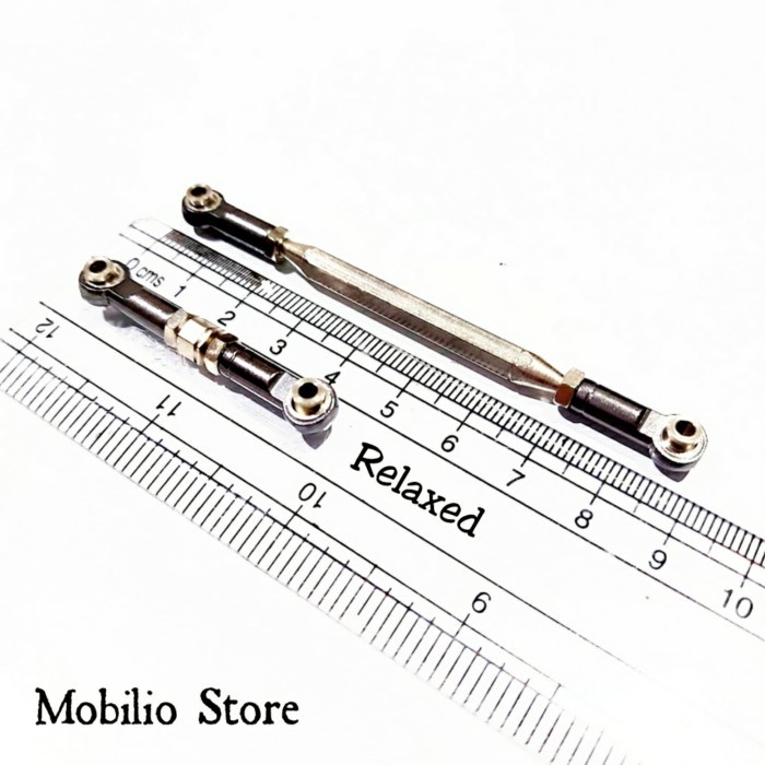 Upgrade Part - Adjustable Steering Link Rod Universal Rc MN WPL - Grey