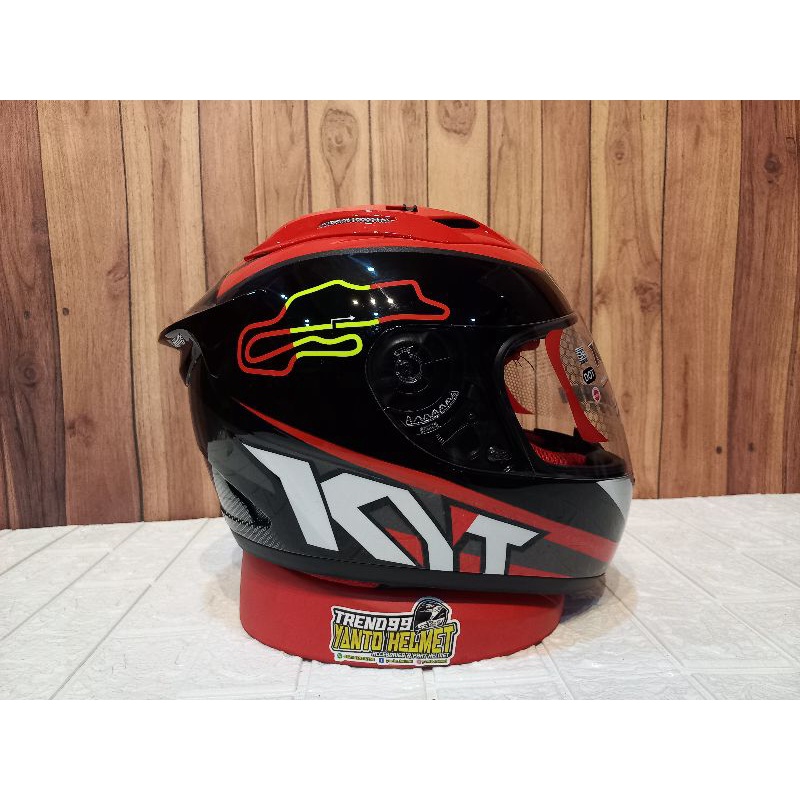 KYT RC-7 #15 SPAIN BLACK/RED