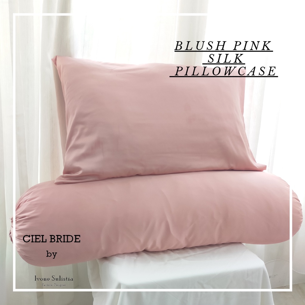 paket sarung bantal dan guling sutera size small | silk pillowcase and bolstercase | sutra Italia