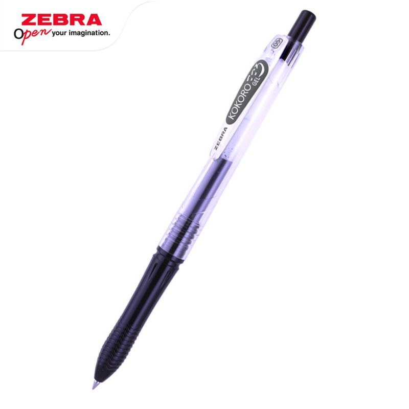 Pulpen cetek zebra kokoro pena gel ball pen