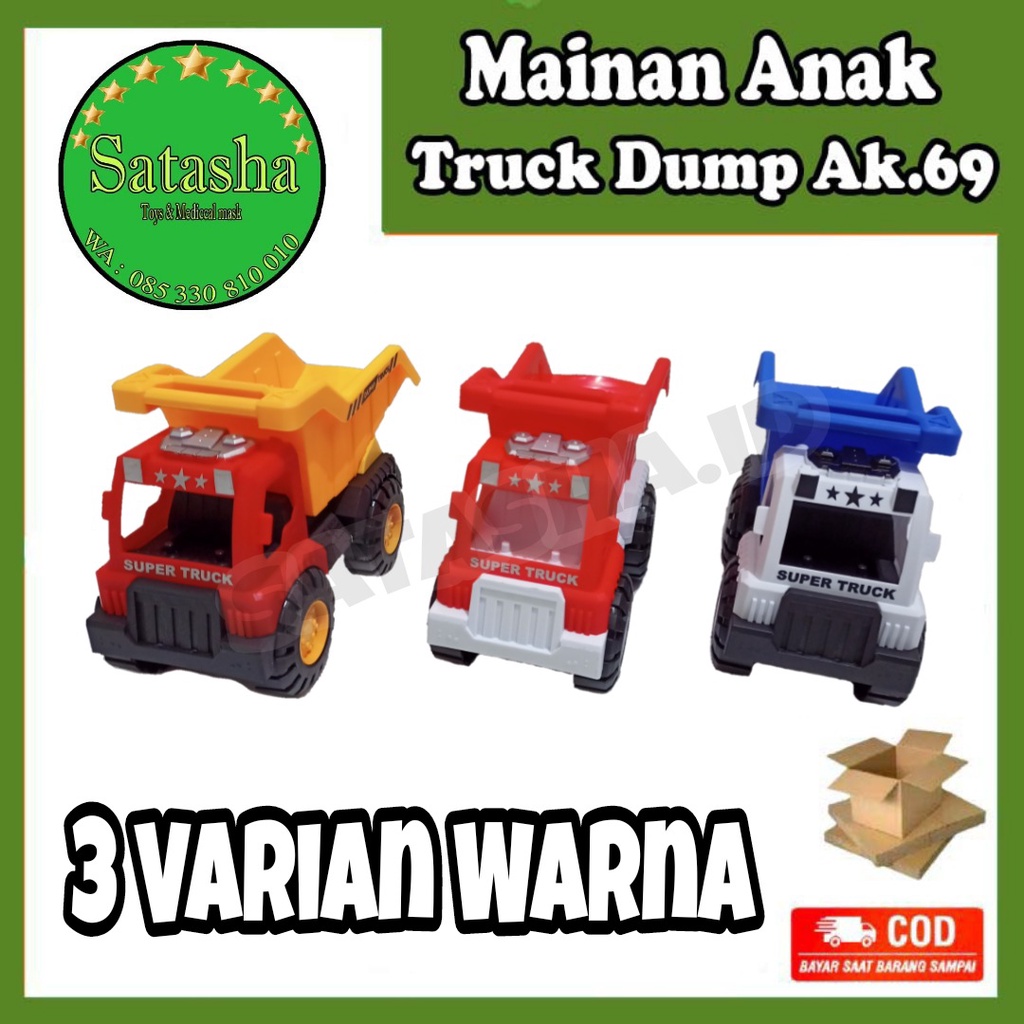 TRUCK DUMP OPP_MAINAN ANAK HEAVY TRUCK DUMP OPP/MAINAN KONTRUKSI MODEL TRUCK DUMP MURAH AK 89