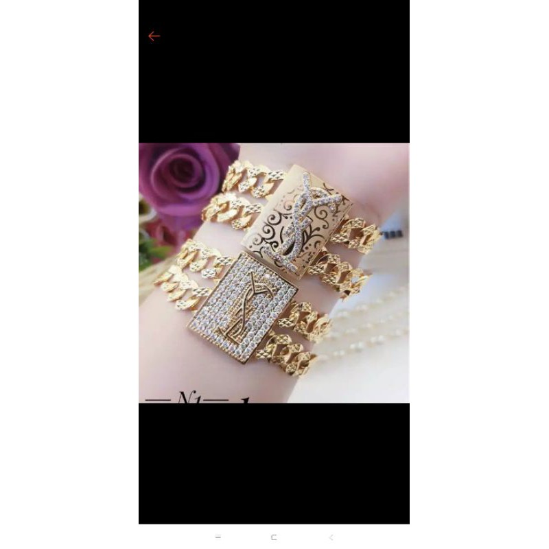 Gelang Xuping lapis emas 24k