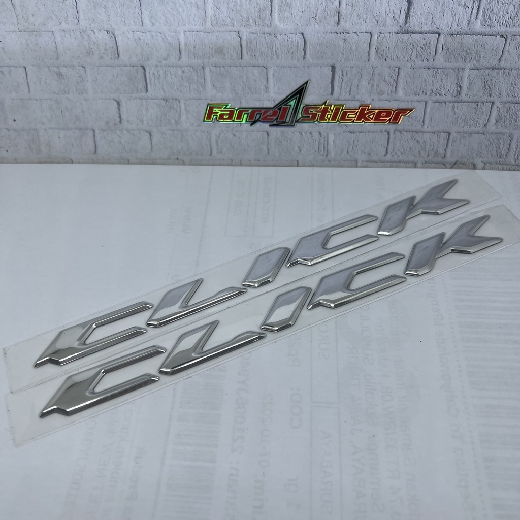 STIKER 3D Sticker EMBLEM CLICK