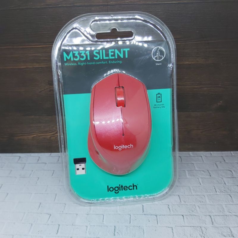 mouse wireless Logitech M331 Silent original resmi