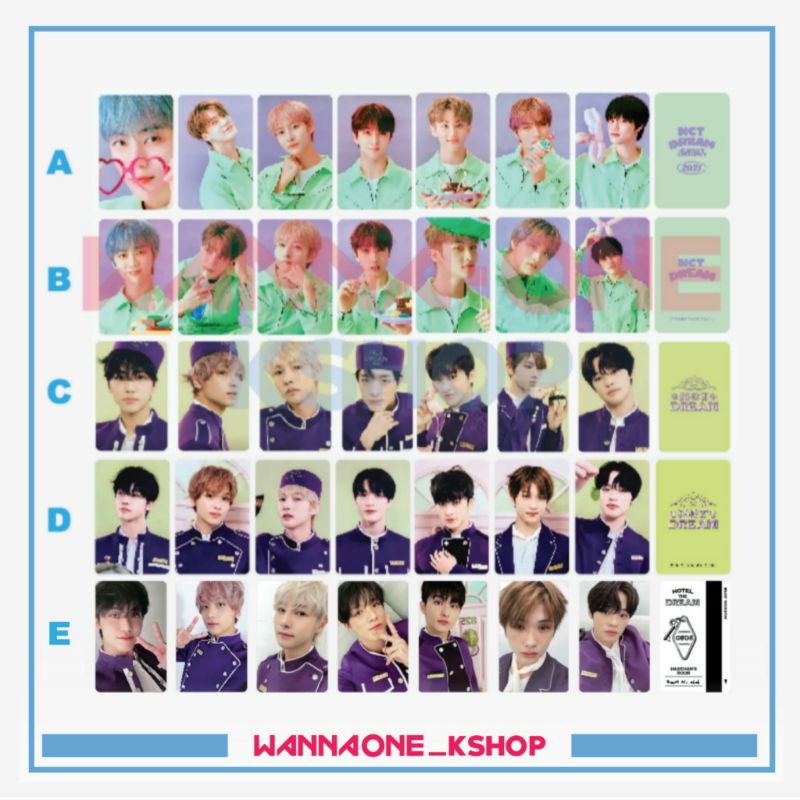 SG 2022 NCT DREAM Photocard Seasons Greeting 2022