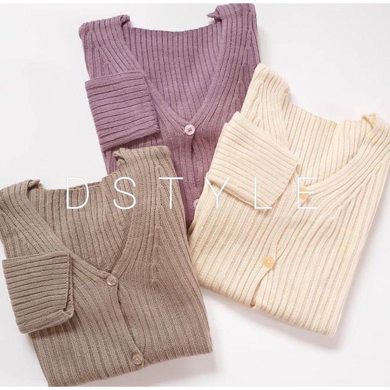 KARDIGAN RAJUT EMILY CARDY Amauri KNIT BAHAN TEBAL