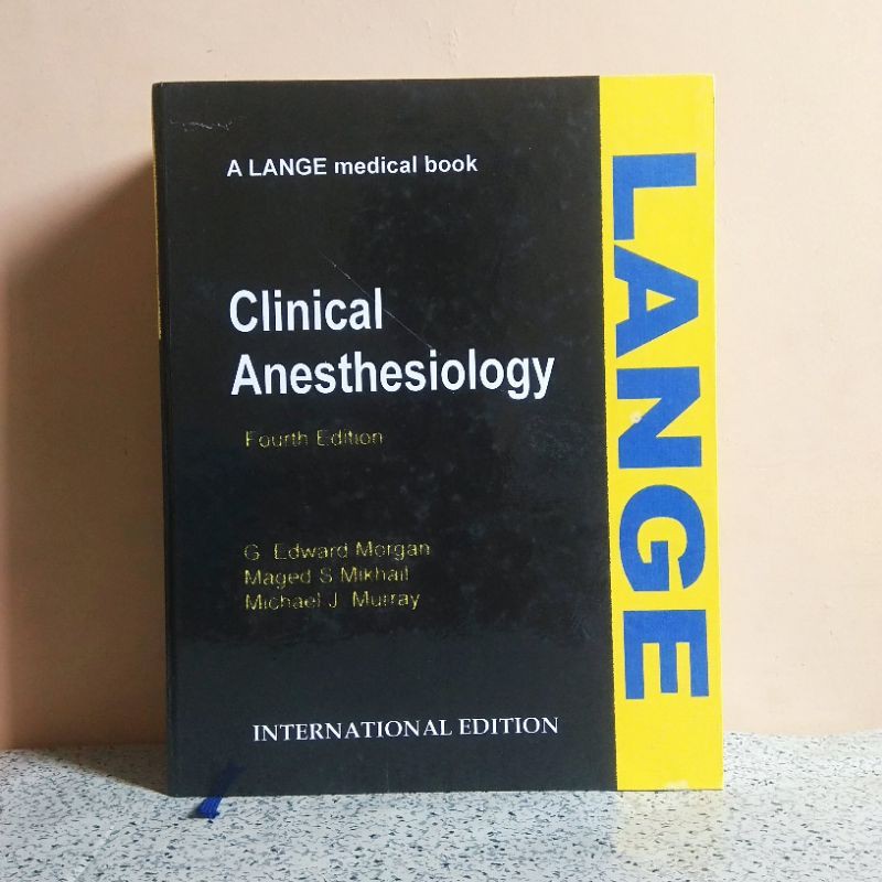 BUKU CLINICAL ANESTHESIOLOGY - FOURTH EDITION - INTERNATIONAL EDITION