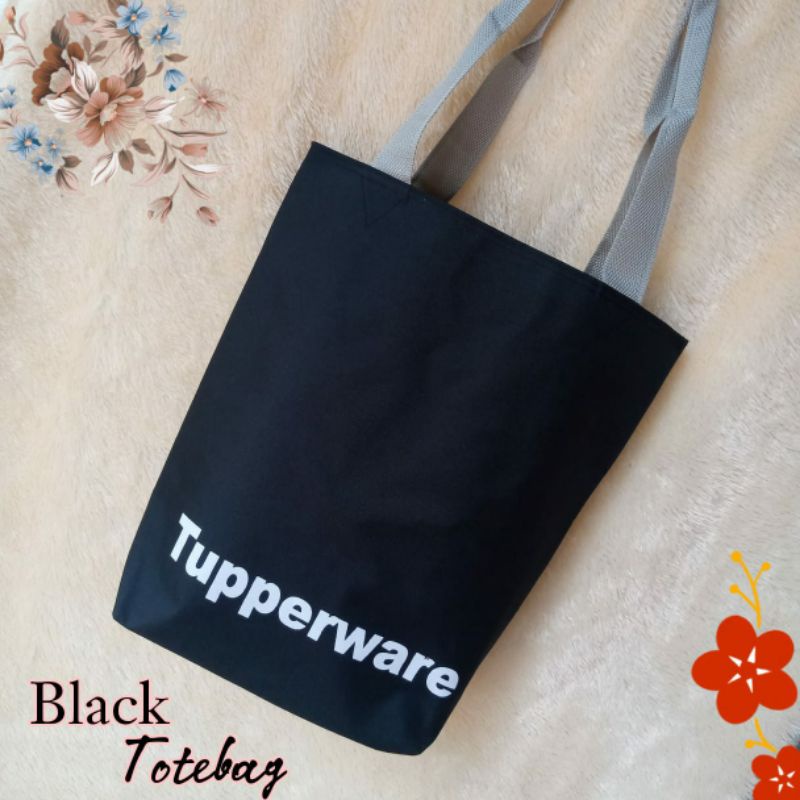 Tupperware Silver &amp; Other Colour Tote Bag ( Zipper Bunga Es )