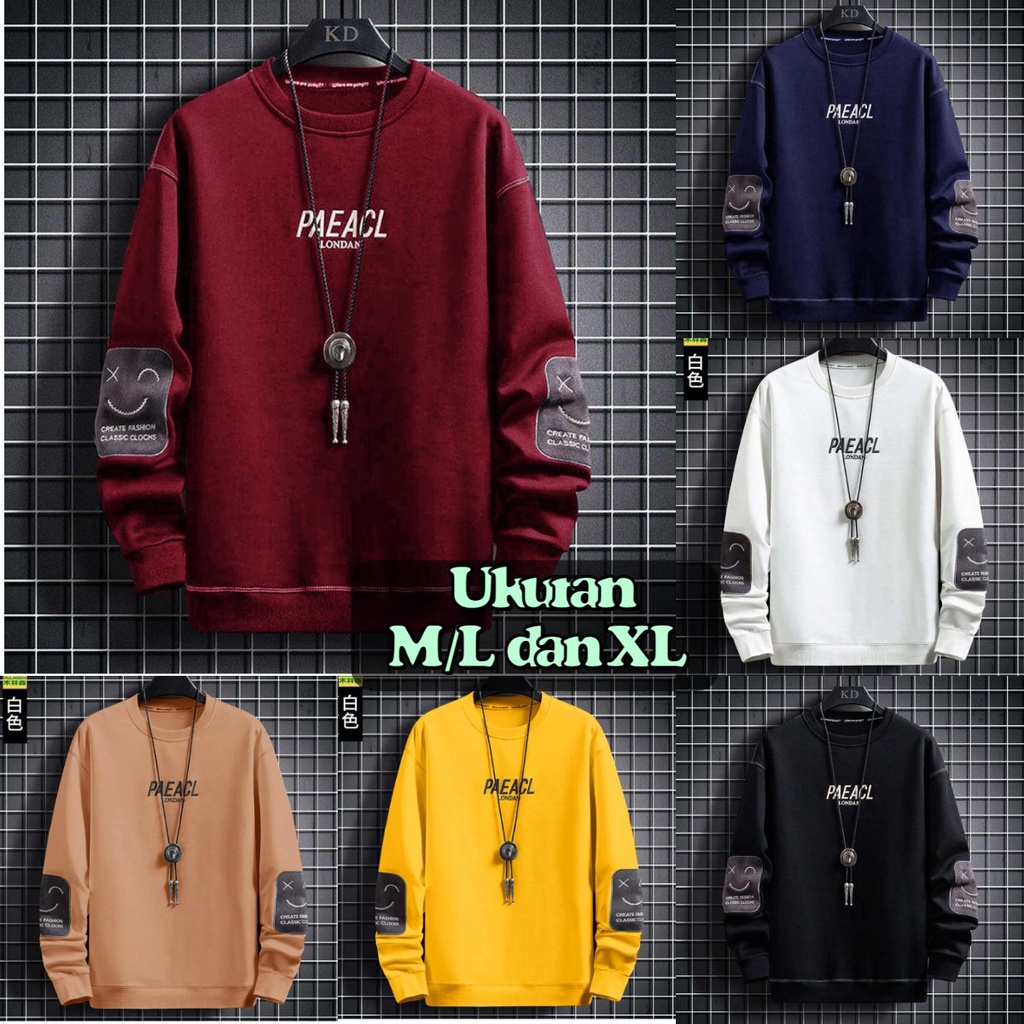 Asgard777 - BAJU PAEACL / atasan lengan panjang / sweater terbaru / baju pria terlaris / baju panjang cowok