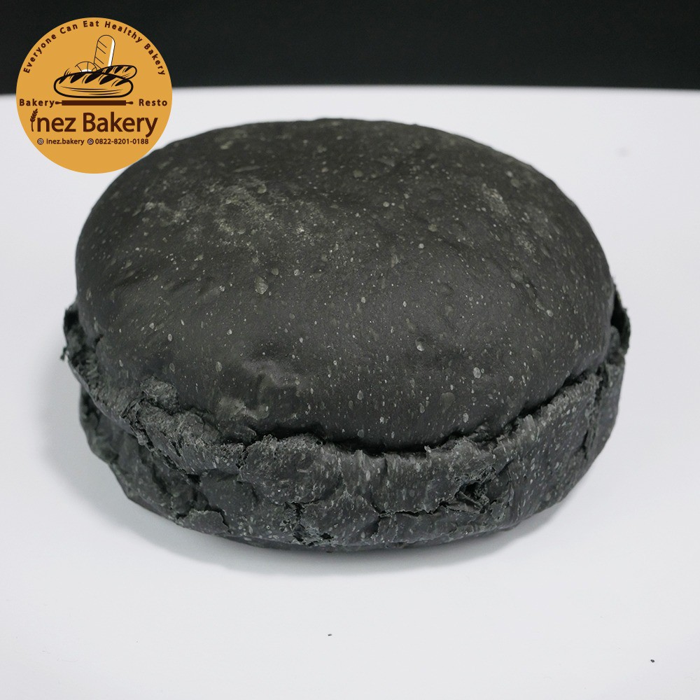 

Roti Burger Hitam Wijen 1 Buah - Min 6 Buah Black Burger Best seller