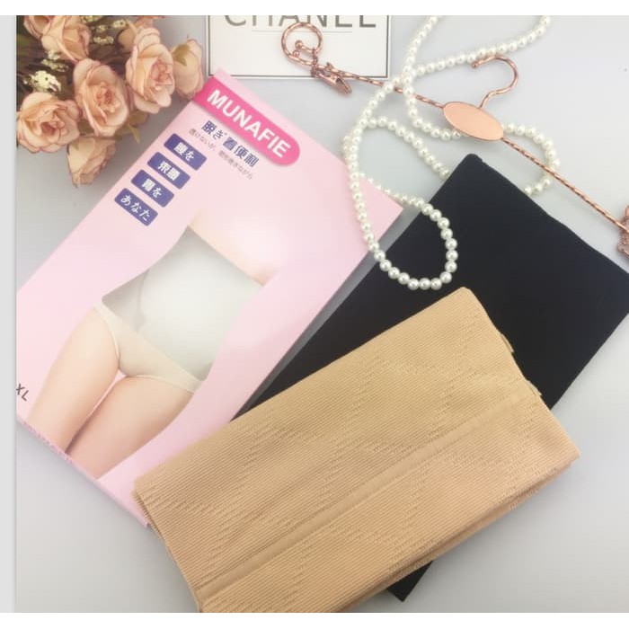 ❄️MATCHA❄️ MUNAFIE BELT / SLIM WAIST ADA FIBER PENYANGGA / KORSET PELANGSING