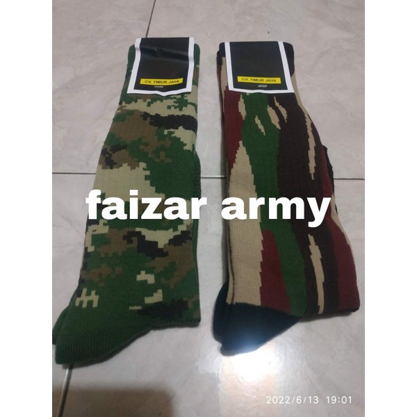 KAOS KAKI DORENG KOPASSUS ORIGINAL. KAOS KAKI LORENG KOPASSUS ASLI JATAH.