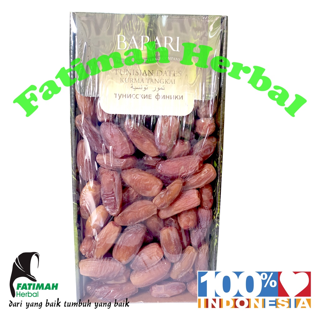 

Kurma Tunisia Tunisian Dates Barari Tanpa Tangkai 1kg