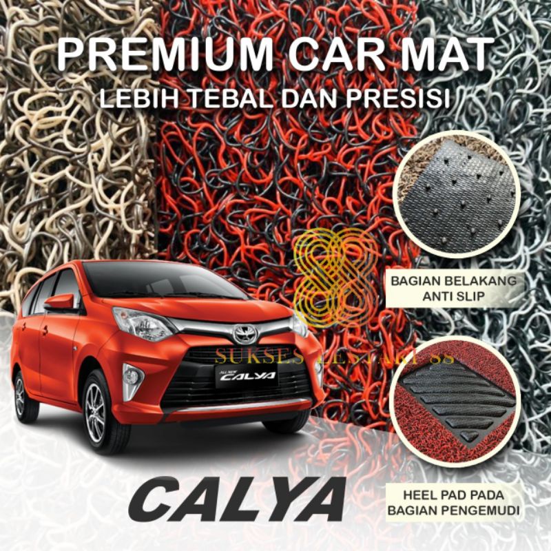 Karpet Mobil Premium Toyota Calya Mie Bihun 2 Warna