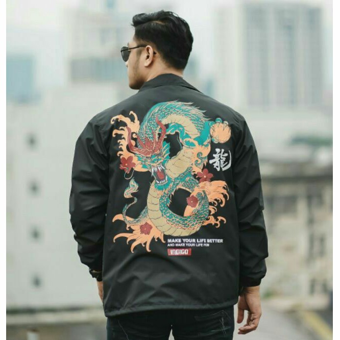 Jaket Coach Naga Jaket Barong Jaket Dragon Jaket Parasut Jaket Pria Jaket Outdoor