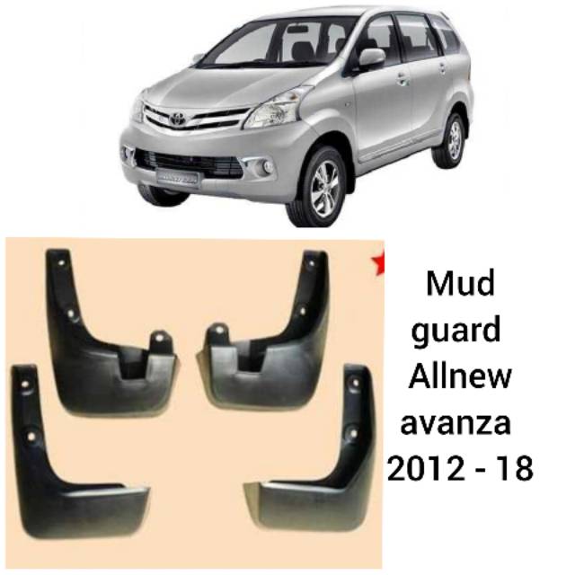 Mud guard all new avanza 2012 -2018