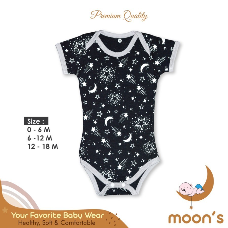 MOONS Jumper Bayi Motif Bahan Premium | Baby Clothes Jumper Romper