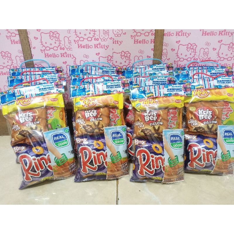 Paket Snack ultah / bingkisan snack ultah / goodibag snack/ snackultahmurah