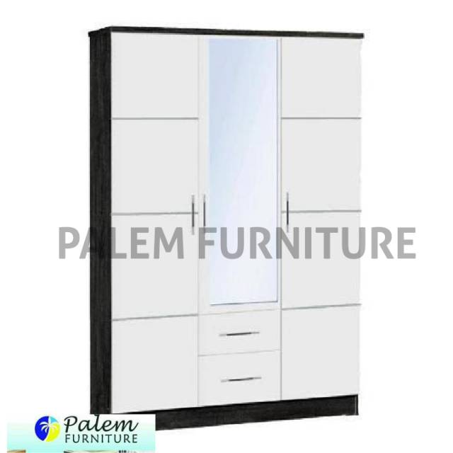 LEMARI PAKAIAN 3 PINTU GRAVER