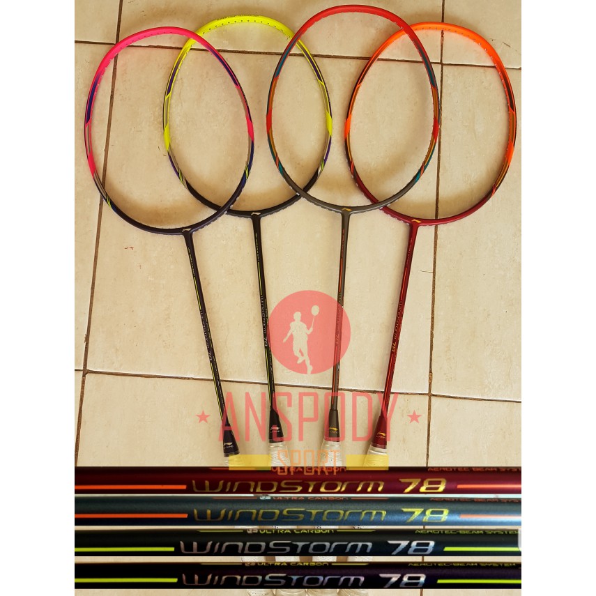 RAKET BADMINTON LINING WINDSTORM 78