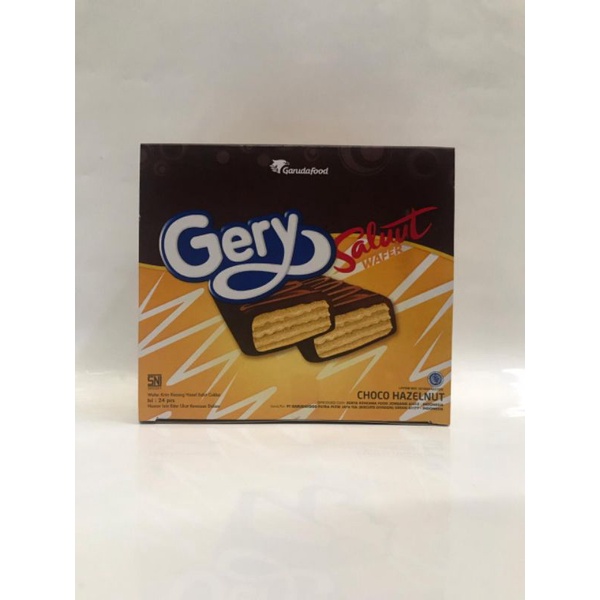 

Gery Salut Wafer Choco Hazelnut isi 24pcs