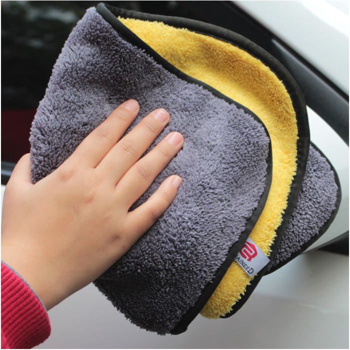 KAIN LAP MOBIL Microfiber Towel Cloth Dua Sisi Pembersih Mobil