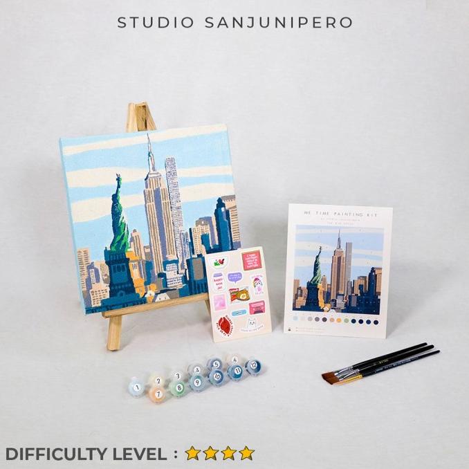 

Big apple, new york Paint by number. STUDIO SANJUNIPERO painting