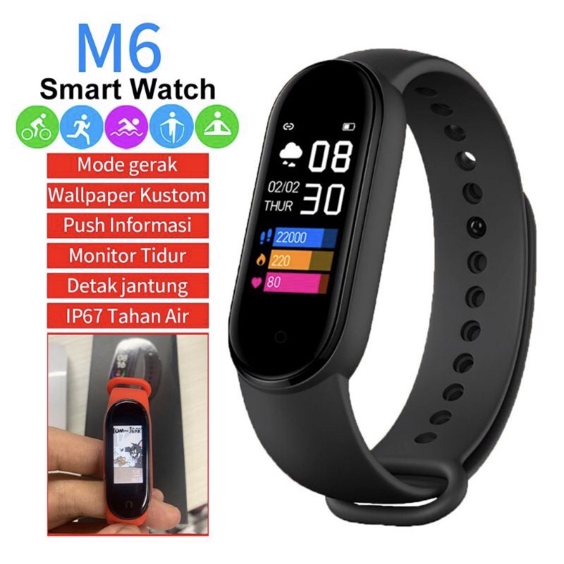 smartband m6 smartwatch smartband m6 anti air