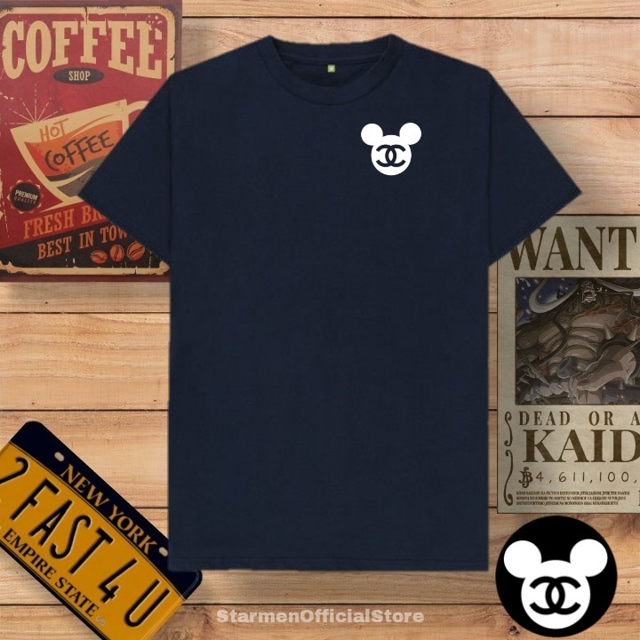 Kaos Distro Unisex MICKEY C Katun Combed 30s / sablon polyflex /polyflex premium / Pakaian Pria Wanita Atasan Cowok Cewek /kaos kekinian / kaos viral / tshirt tumbrl tee basic /SIZE M , L , XL , XXL / kaus oblong oversize kaos murah best seller ready