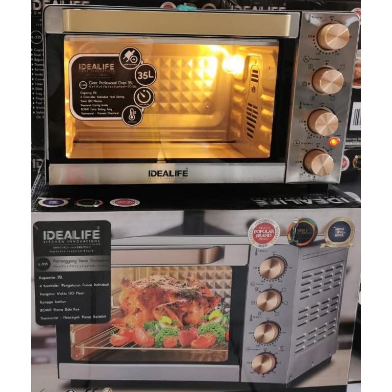 IDEALIFE-OVEN LISTRIK 35L IL-335