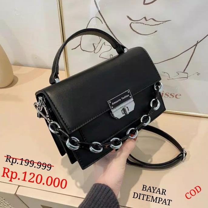 Amourre Sling Bag Fashion Import Tas Selempang Wanita Korea