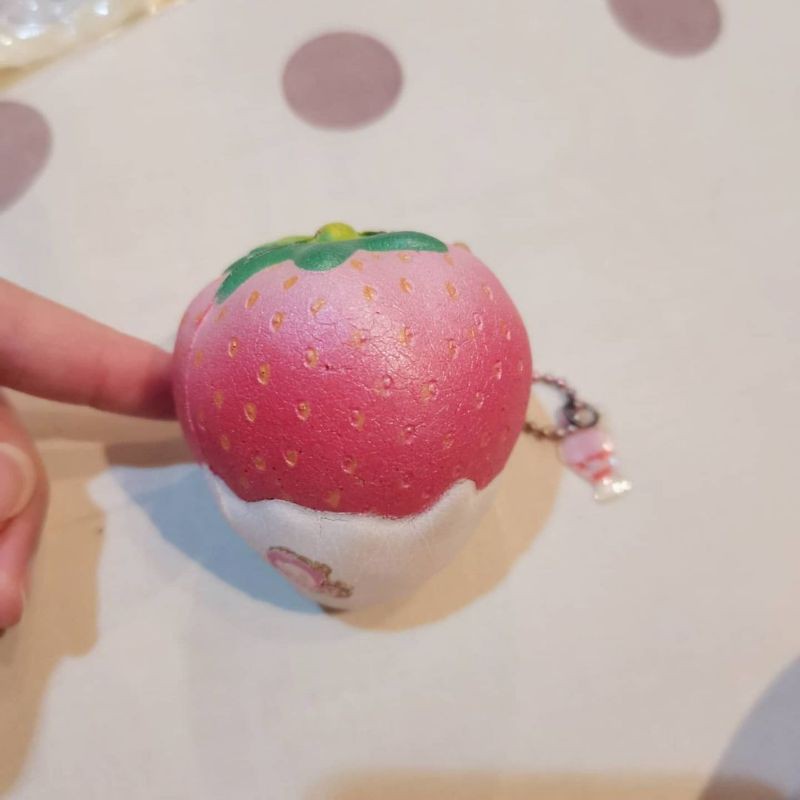 punimaru mini strawberry licensed squishy by puni maru flash sale murah preloved under 20k