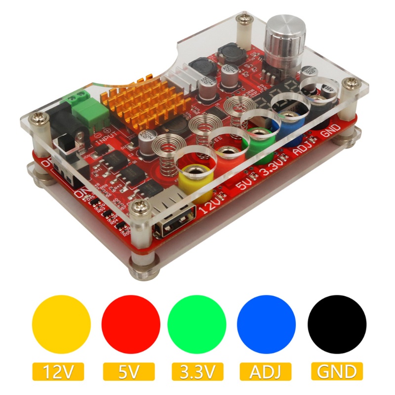 Btsg ATX Power Supply Breakout Board Dan Akrilik Untuk Case Kit, Untuk Breakout Input DC