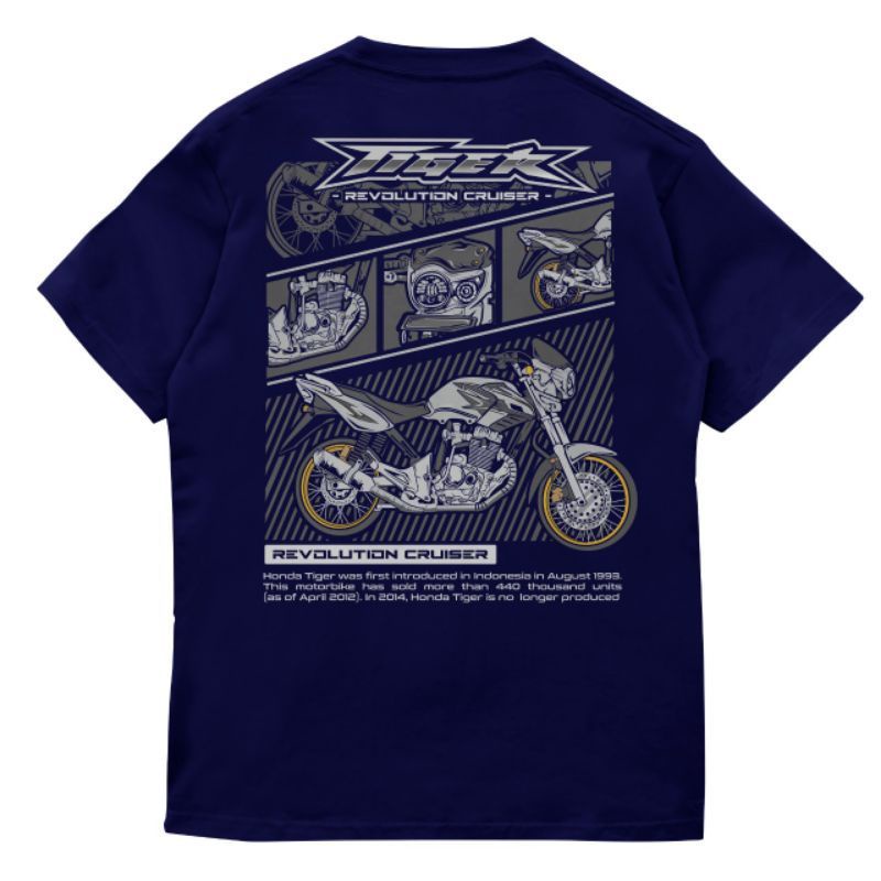 [BAYAR DI TEMPAT]  KAOS HONDA HEREX TIGER200 ORIGINAL