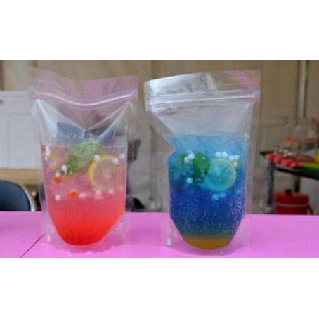 STANDING POUCH ZIPPER PET LOCK - STANDING CAIR - MINUMAN GAUL 250 ML