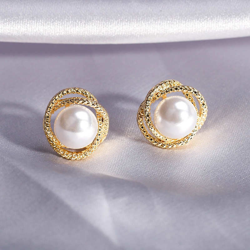 Anting Tusuk Sterling Silver 925 Dengan Mutiara Warna Permen Untuk Wanita