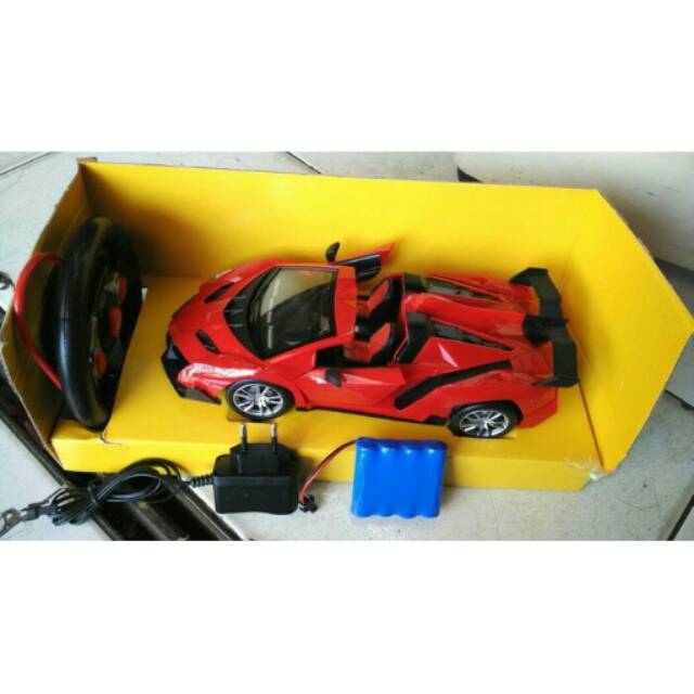 Mainan Mobil RC Lamborghini Vaneno Skala 1:16