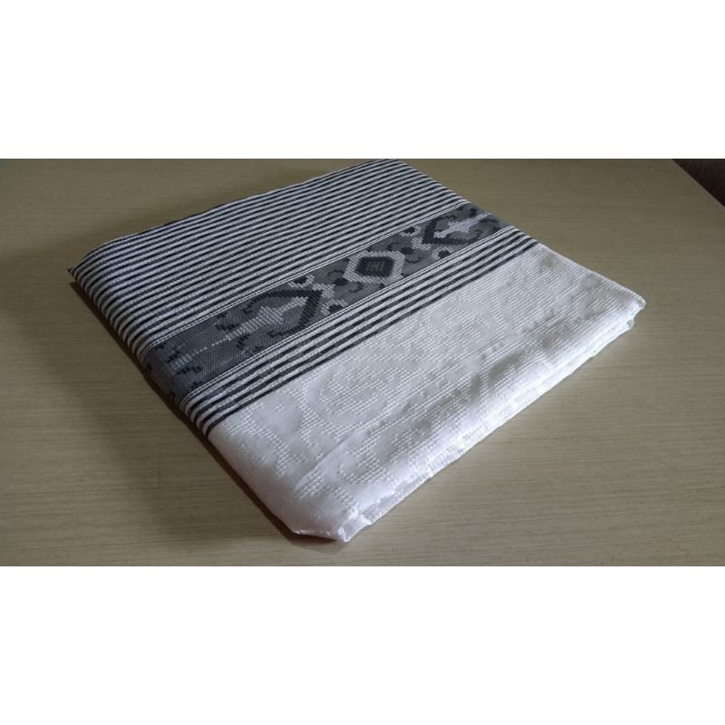 Kain tenun songket baron putih 2