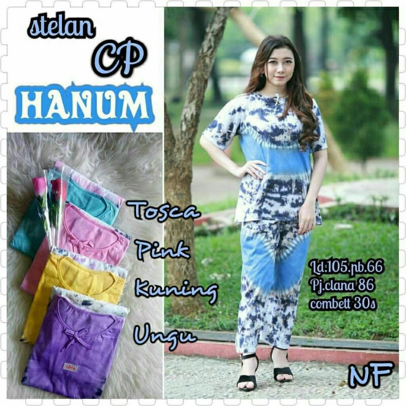 setelan kaos lengan pendek - setelan cp tiedye kaos - setelan cp kaos - setlan cp kaos dewasa wanita