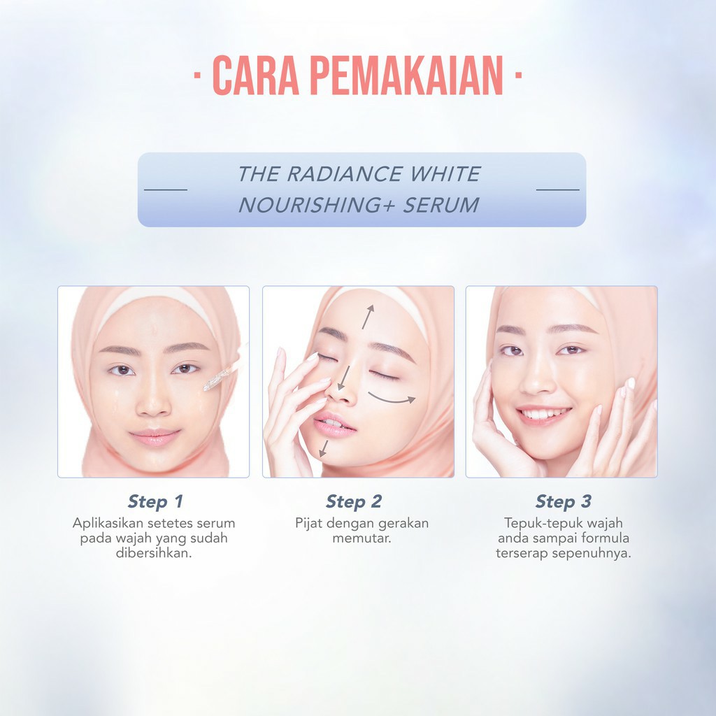 ❤ORIGINAL⭐ YOU The Radiance White Nourishing + Serum 20 Ml [1 Tetes 3x Lebih Cerah dengan 50x Vit C]