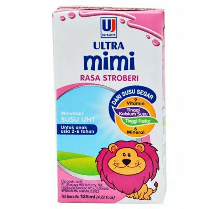 

Susu Ultra Mimi 125ml rasa Strawberry