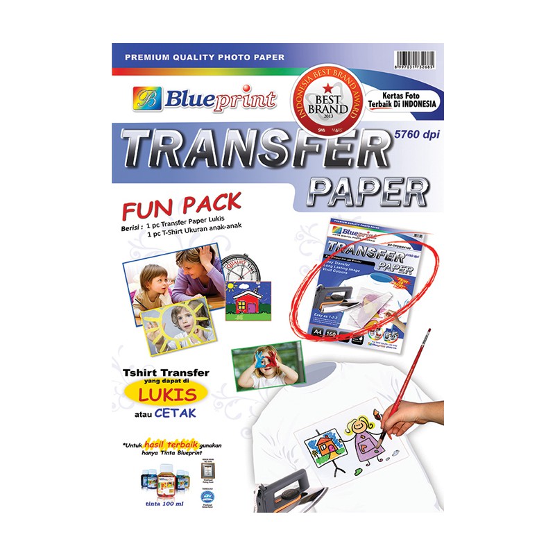 Blueprint Transfer Paper Fun Pack Anak - BP-FPA4160